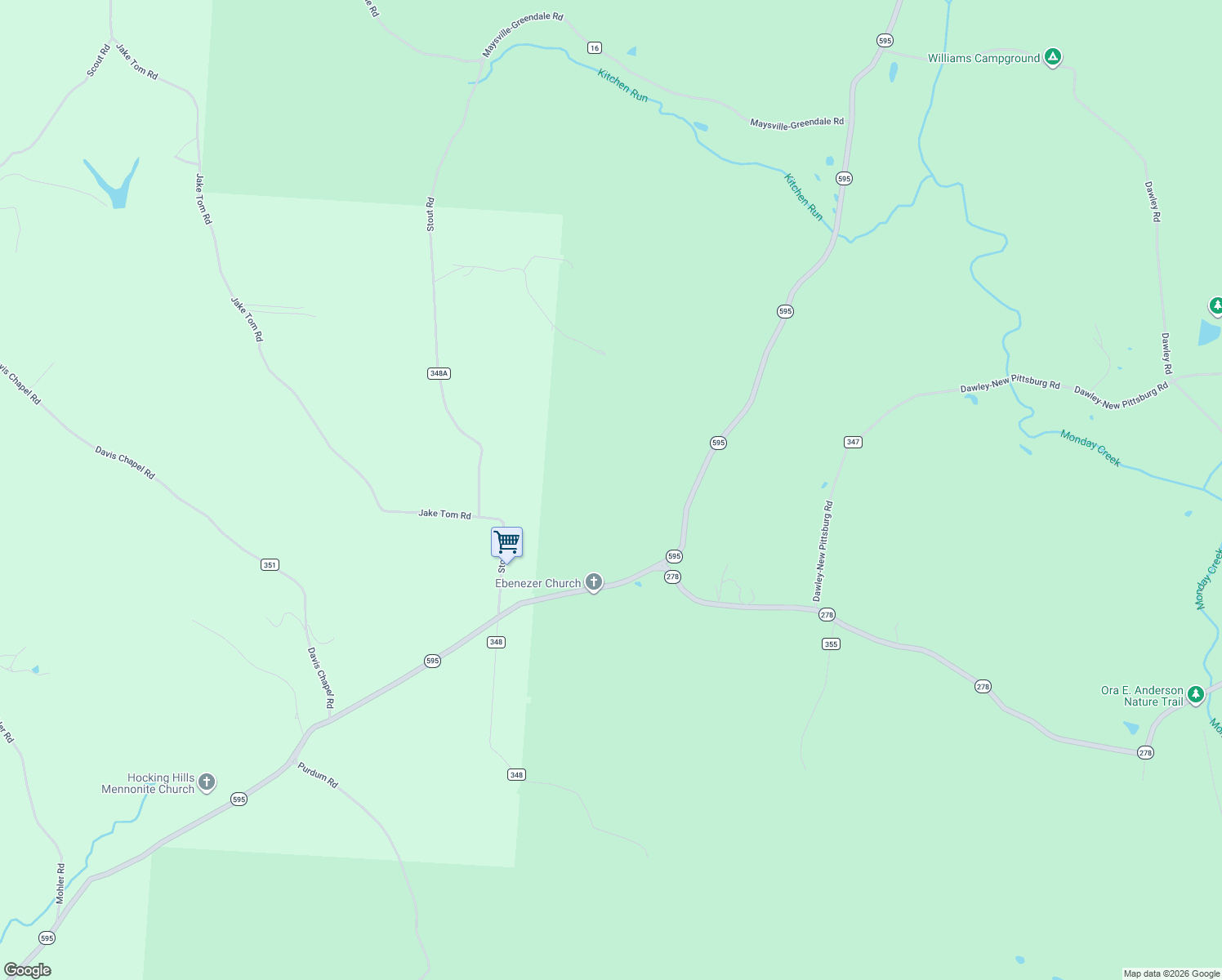 map of restaurants, bars, coffee shops, grocery stores, and more near 13623-13899 Highway 595 in Logan