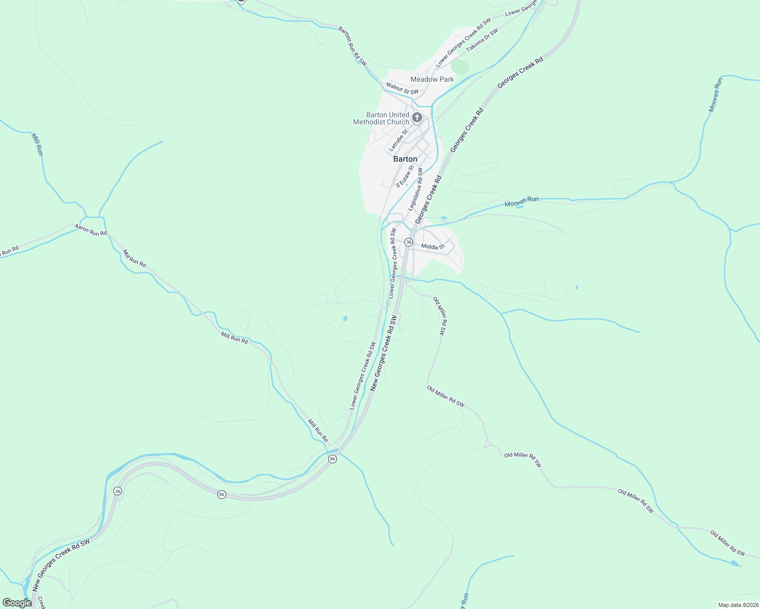 map of restaurants, bars, coffee shops, grocery stores, and more near 24005 Kyle Hill Road Southwest in Barton