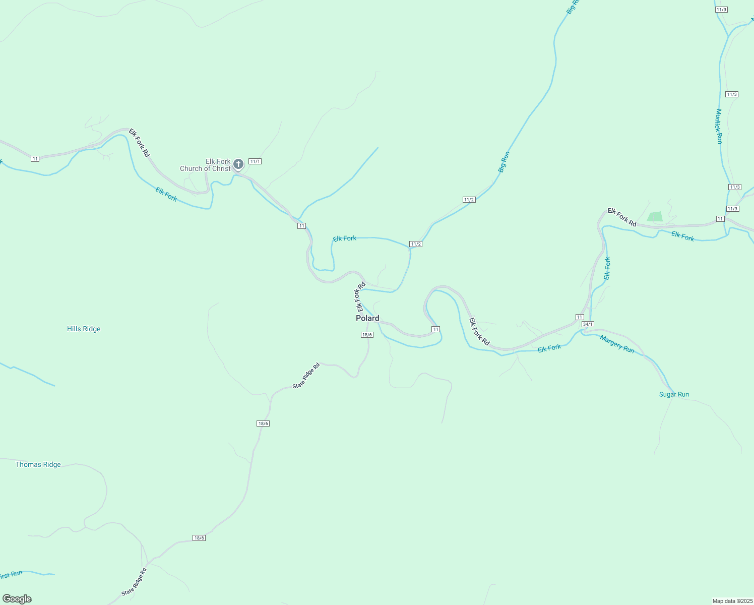 map of restaurants, bars, coffee shops, grocery stores, and more near in Polard