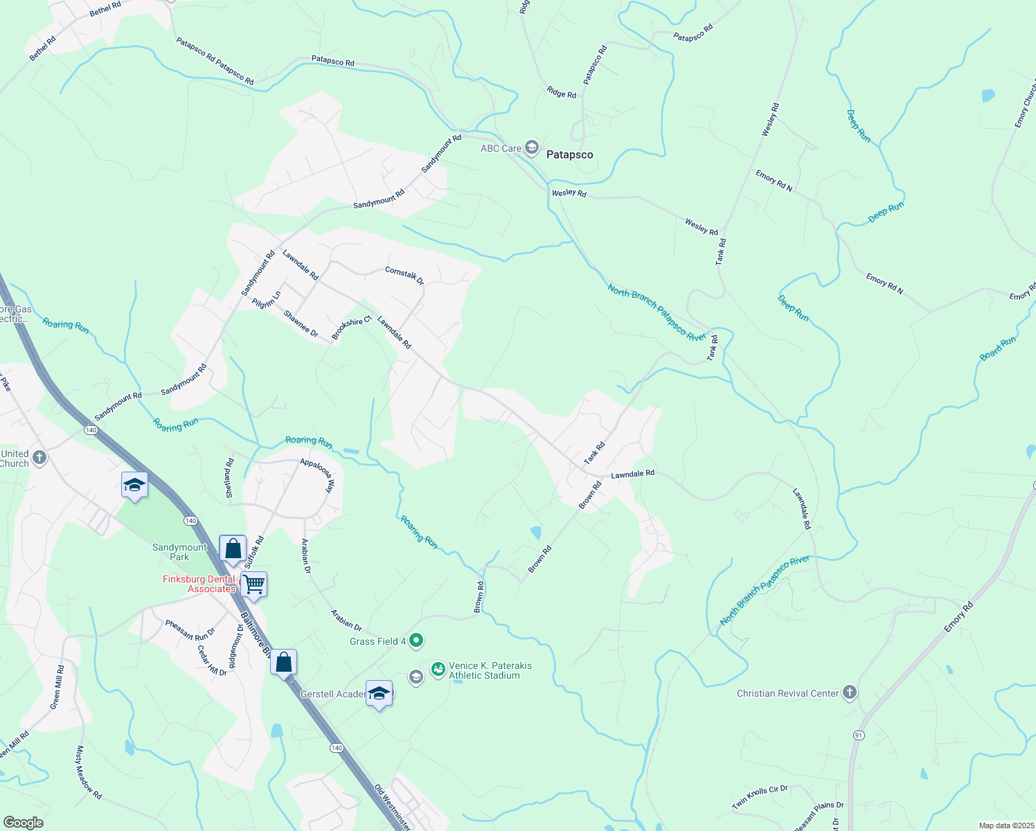 Lawndale Road, Finksburg MD Walk Score