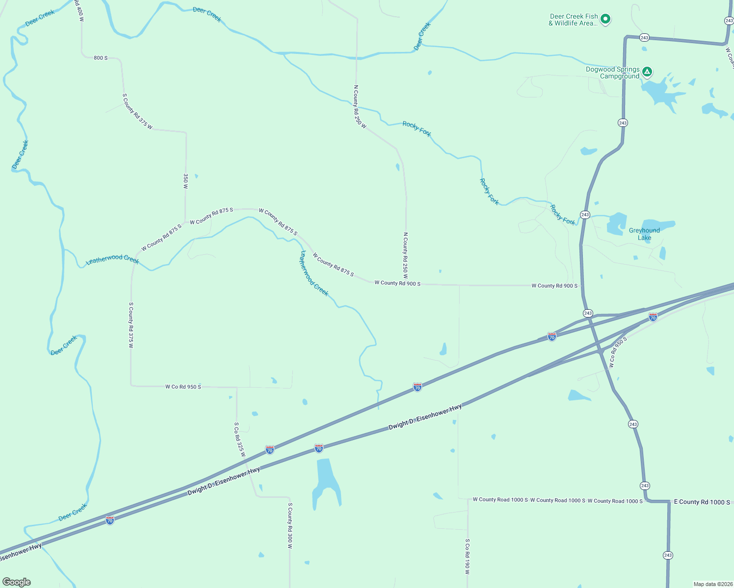 map of restaurants, bars, coffee shops, grocery stores, and more near 2470-2798 W County Road 900 South in Cloverdale