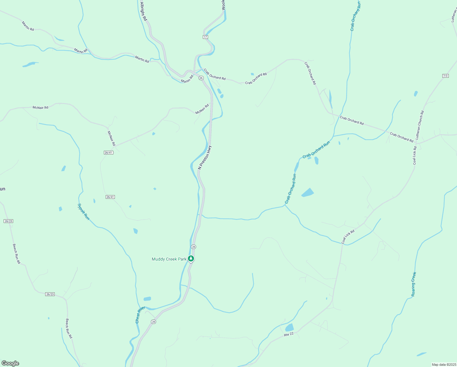 map of restaurants, bars, coffee shops, grocery stores, and more near in Albright