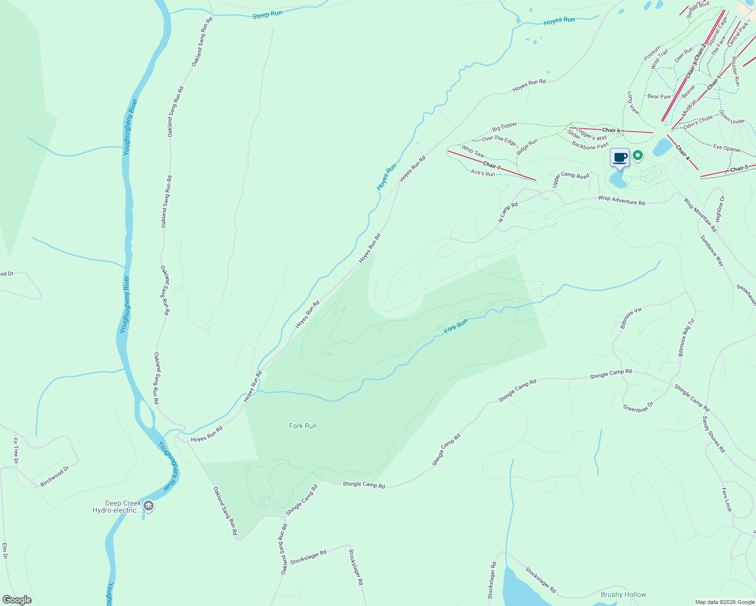 map of restaurants, bars, coffee shops, grocery stores, and more near 1093 North Camp Road in McHenry