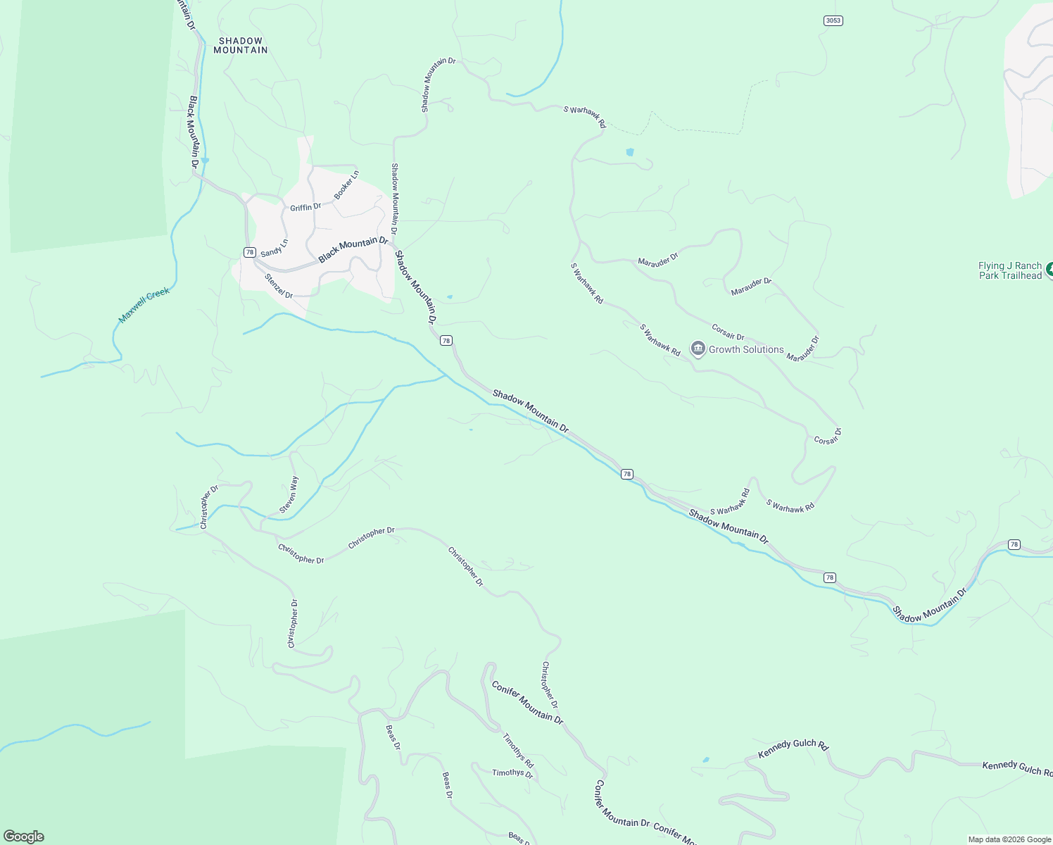 map of restaurants, bars, coffee shops, grocery stores, and more near 9719 Beaver Pond in Conifer