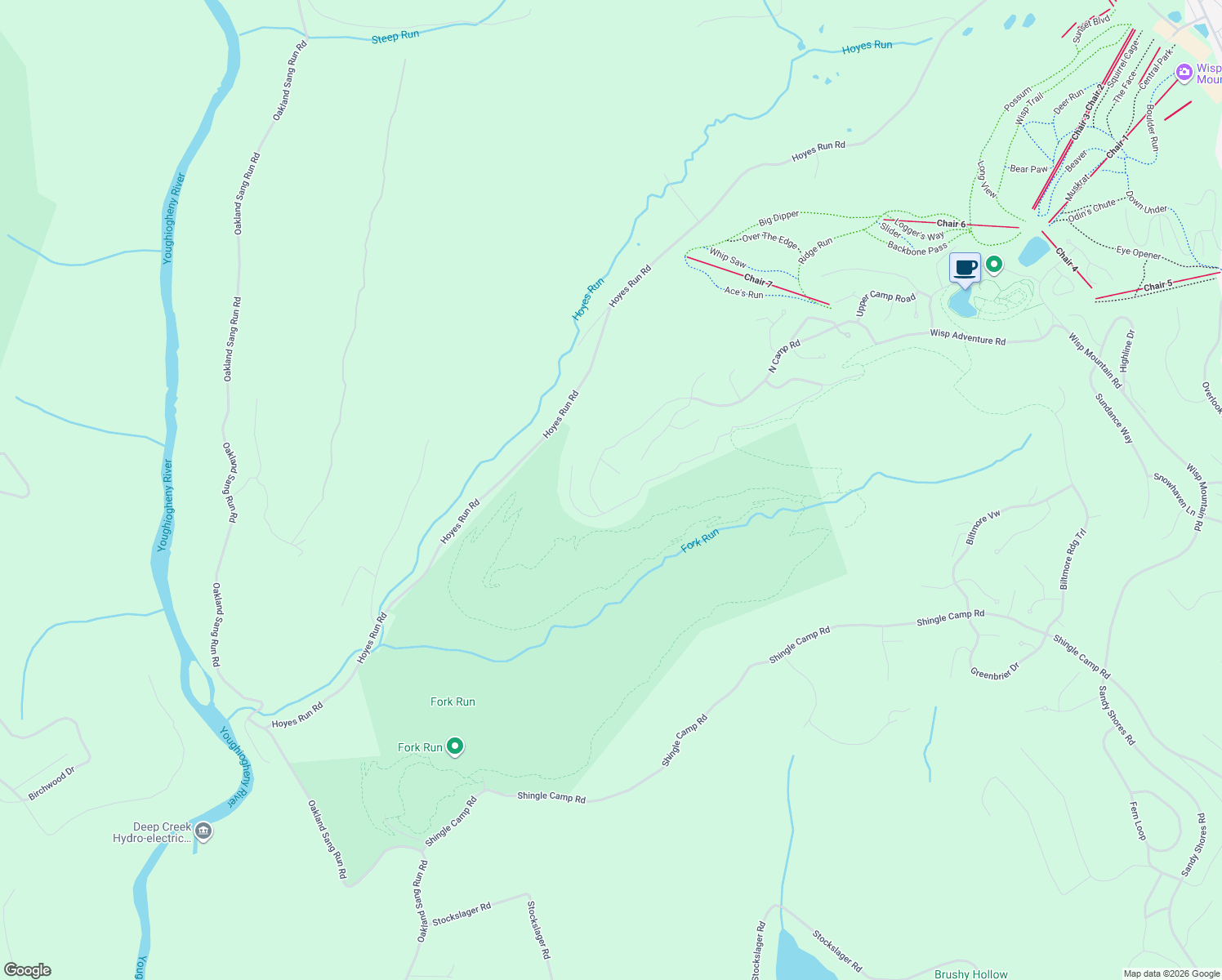 map of restaurants, bars, coffee shops, grocery stores, and more near 1006 North Camp Road in McHenry