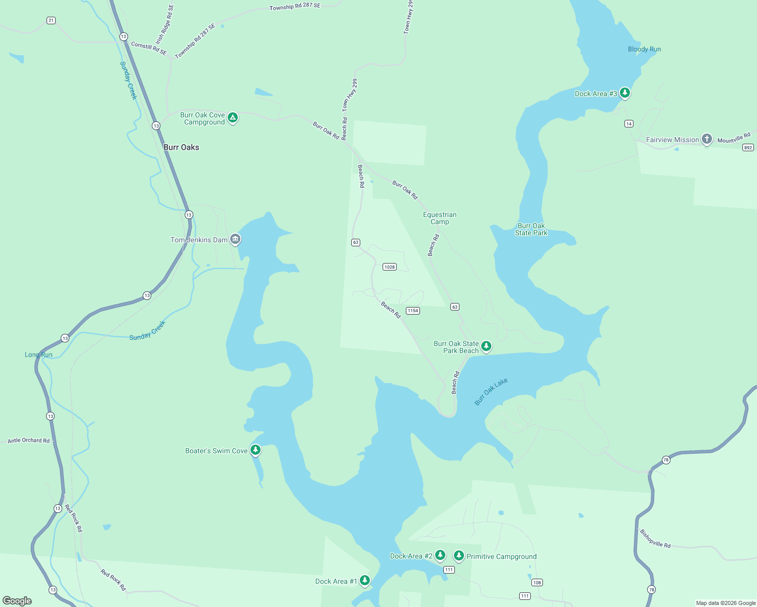 map of restaurants, bars, coffee shops, grocery stores, and more near 4805 Beach Road in Glouster