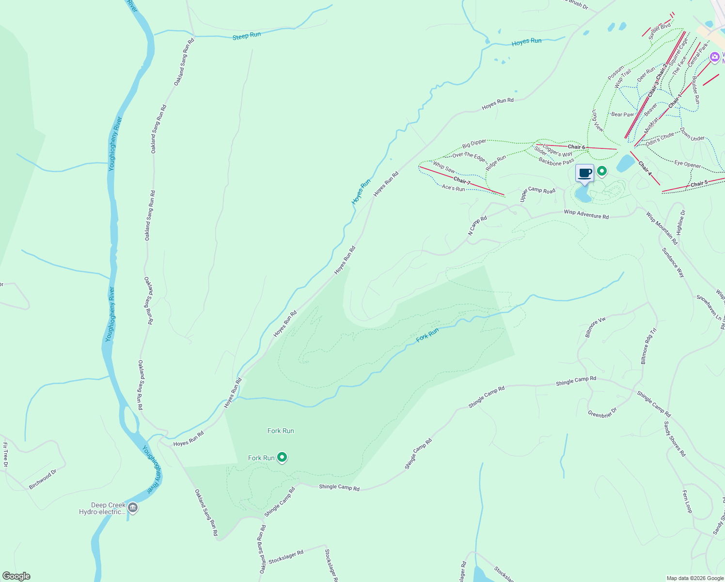 map of restaurants, bars, coffee shops, grocery stores, and more near 1006 North Camp Road in McHenry