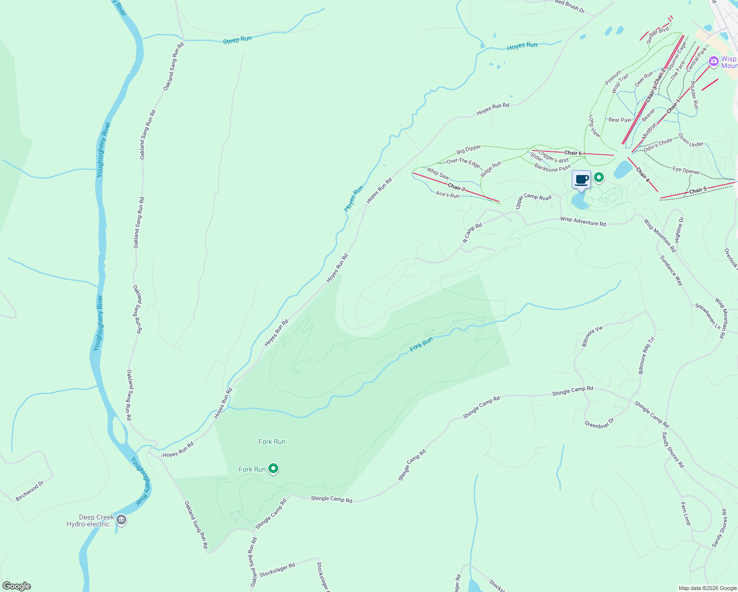 map of restaurants, bars, coffee shops, grocery stores, and more near 902 North Camp Road in McHenry