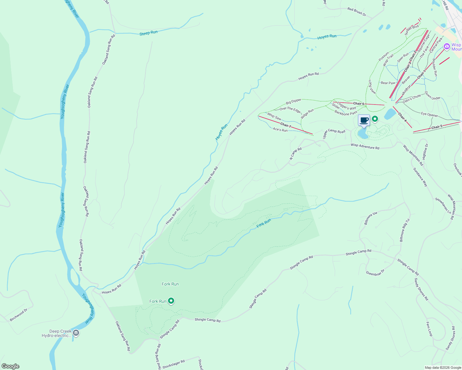 map of restaurants, bars, coffee shops, grocery stores, and more near 902 North Camp Road in McHenry