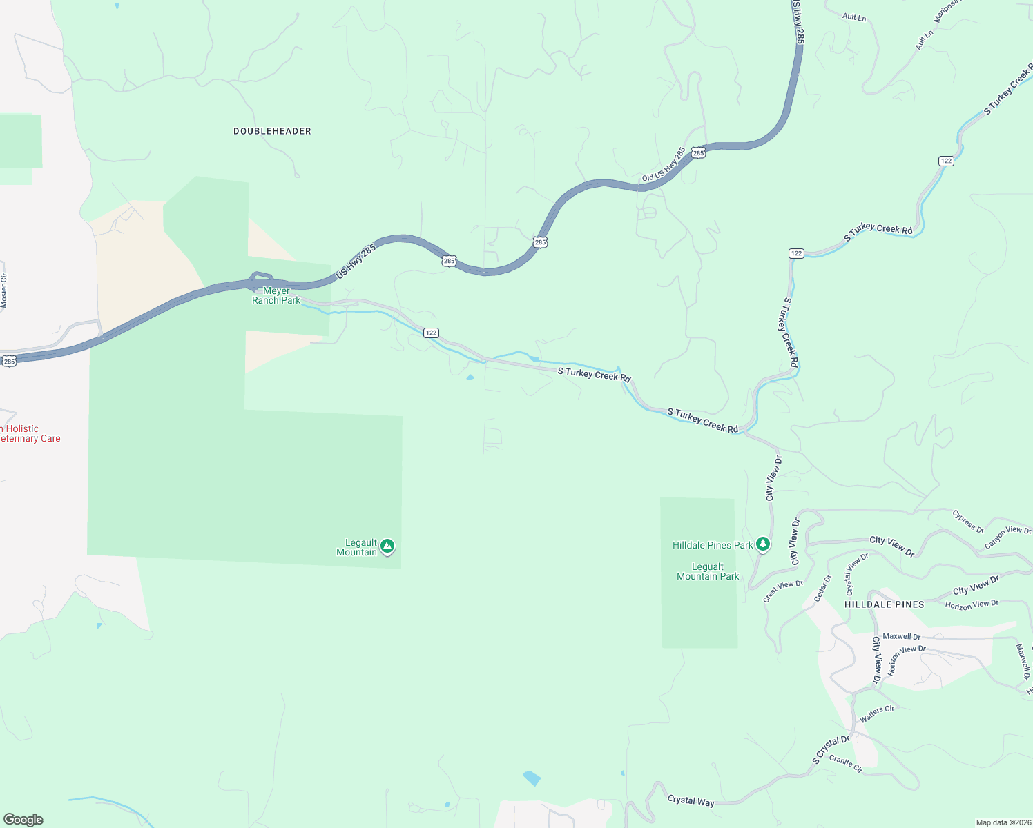 map of restaurants, bars, coffee shops, grocery stores, and more near 10146 South Turkey Creek Road in Morrison