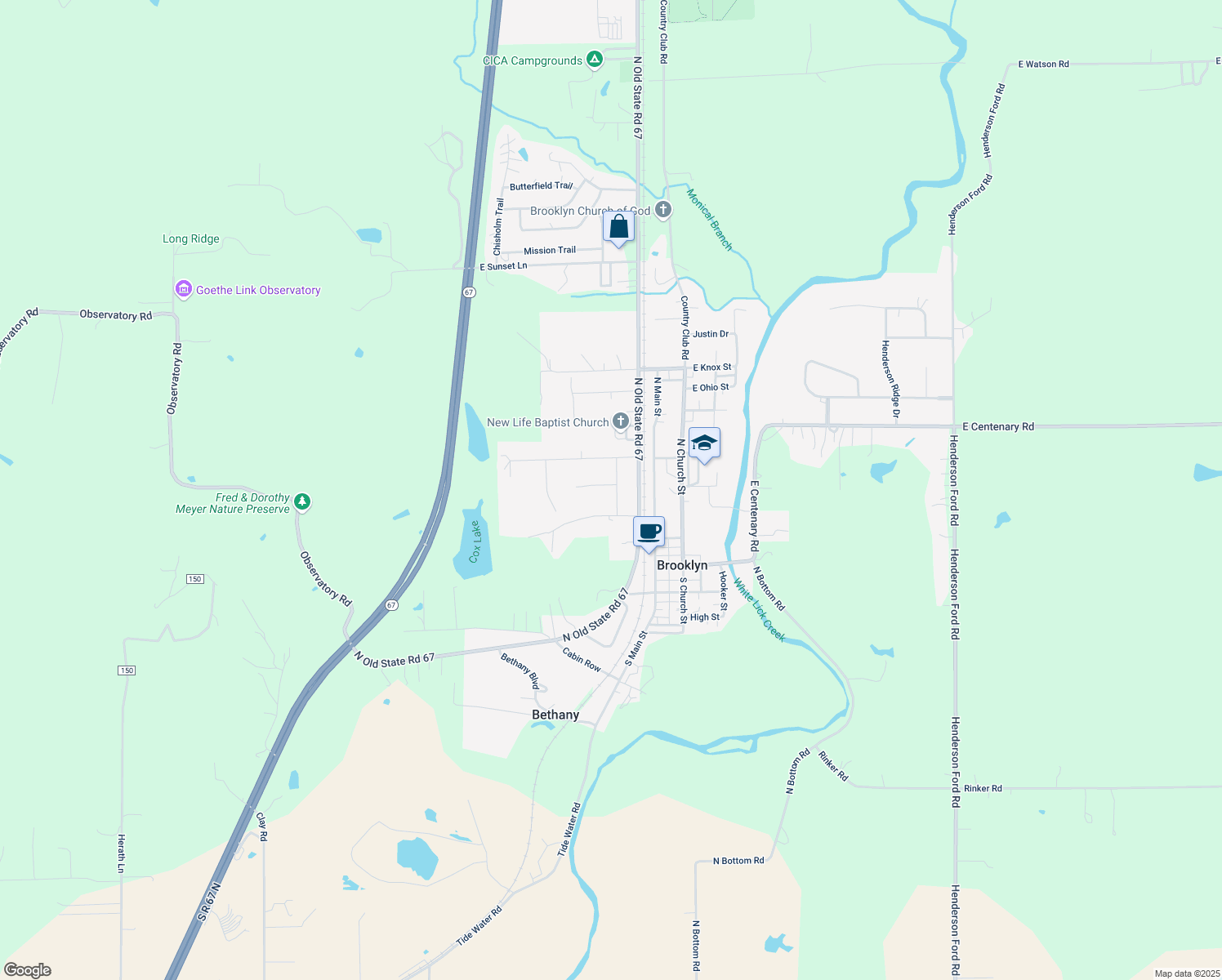 map of restaurants, bars, coffee shops, grocery stores, and more near 31 Stephen Street in Mooresville