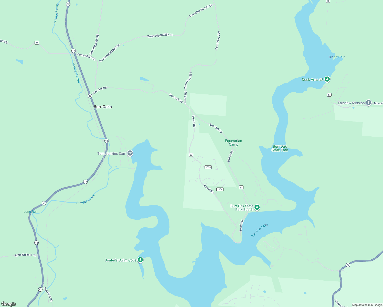 map of restaurants, bars, coffee shops, grocery stores, and more near 4520 Beach Road in Glouster