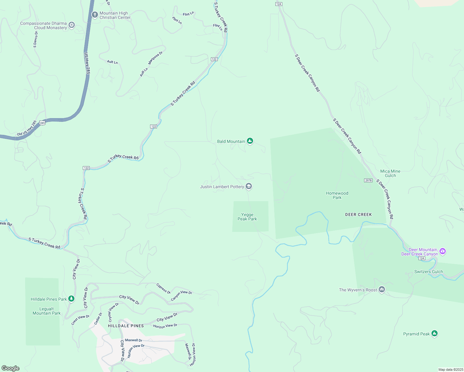 map of restaurants, bars, coffee shops, grocery stores, and more near 9333 Jennings Road in Morrison