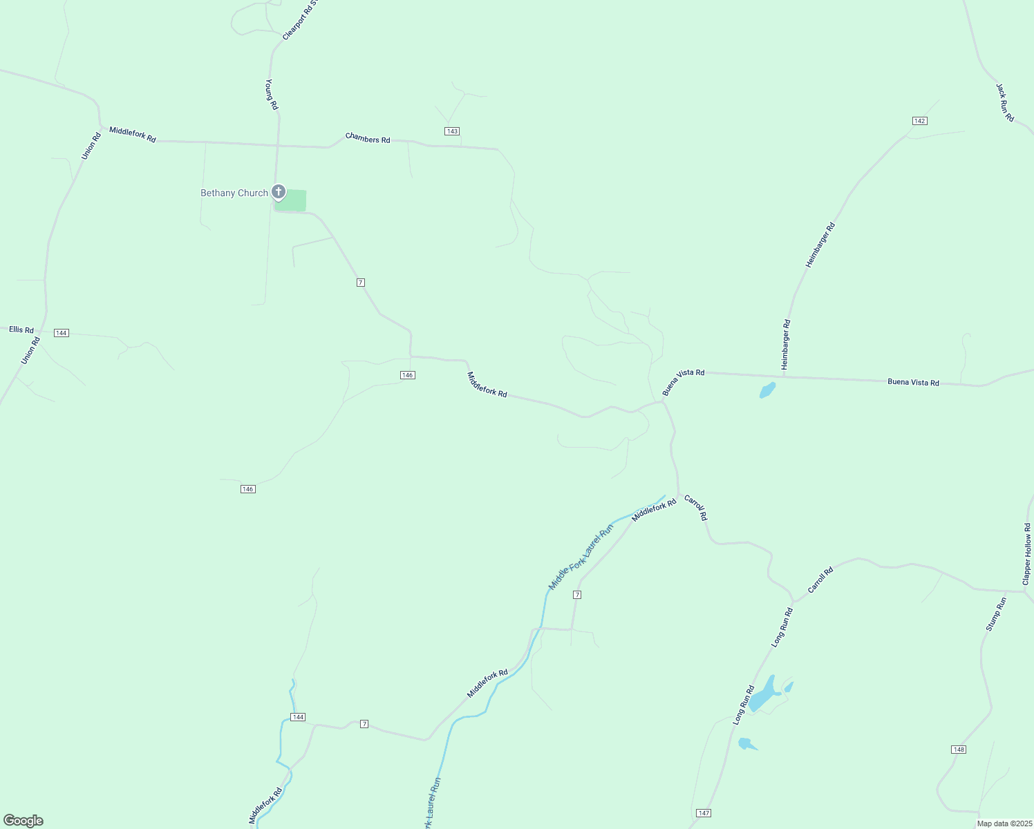 map of restaurants, bars, coffee shops, grocery stores, and more near 13291 Middlefork Road in Amanda