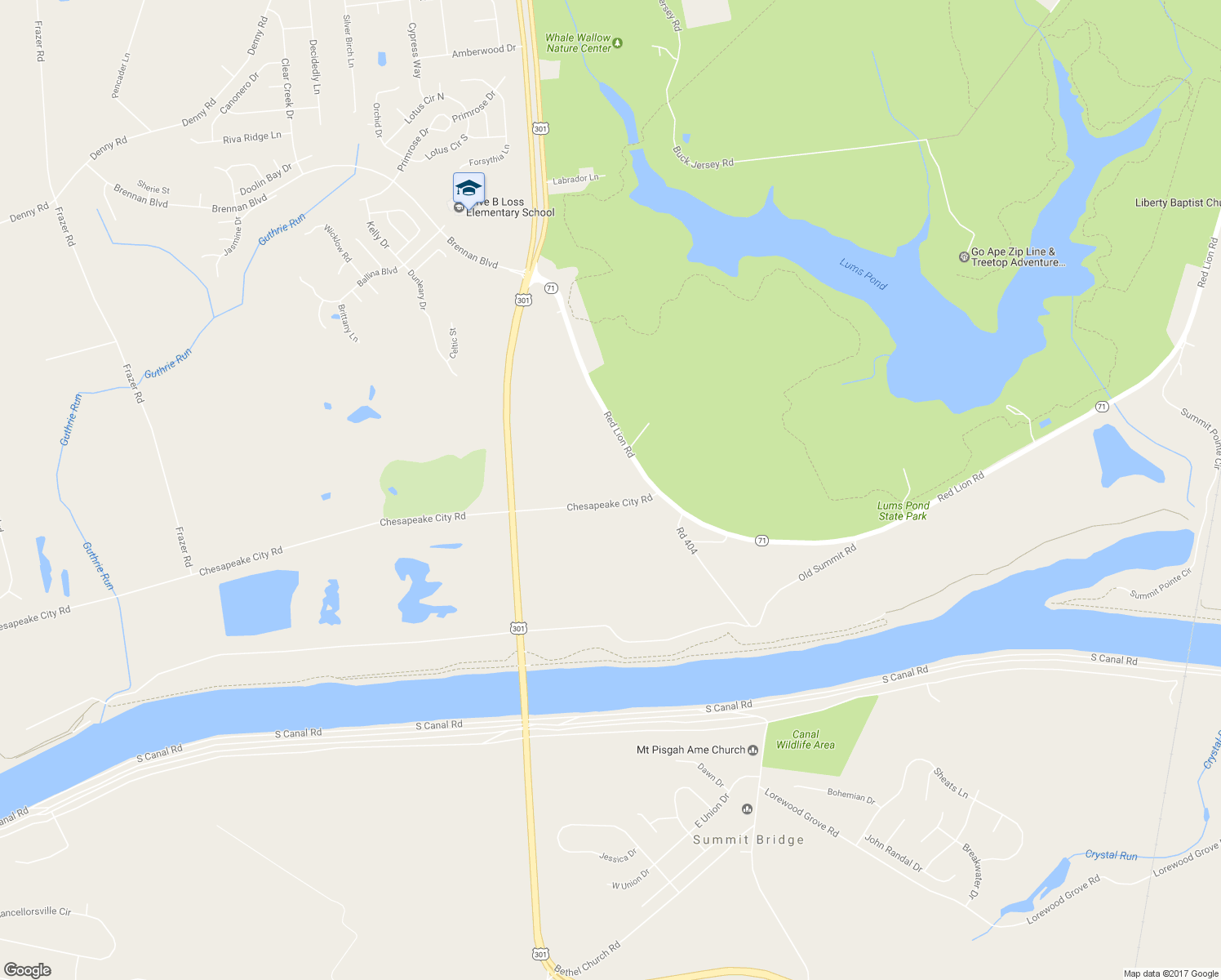 map of restaurants, bars, coffee shops, grocery stores, and more near 2243 Chesapeake City Road in Bear