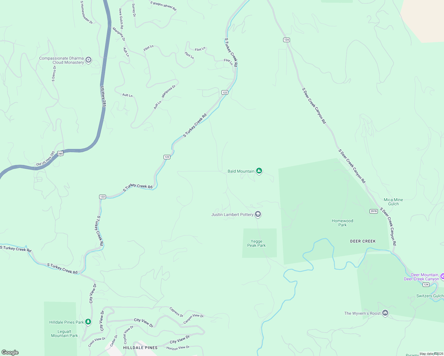 map of restaurants, bars, coffee shops, grocery stores, and more near 9223 Jennings Road in Morrison