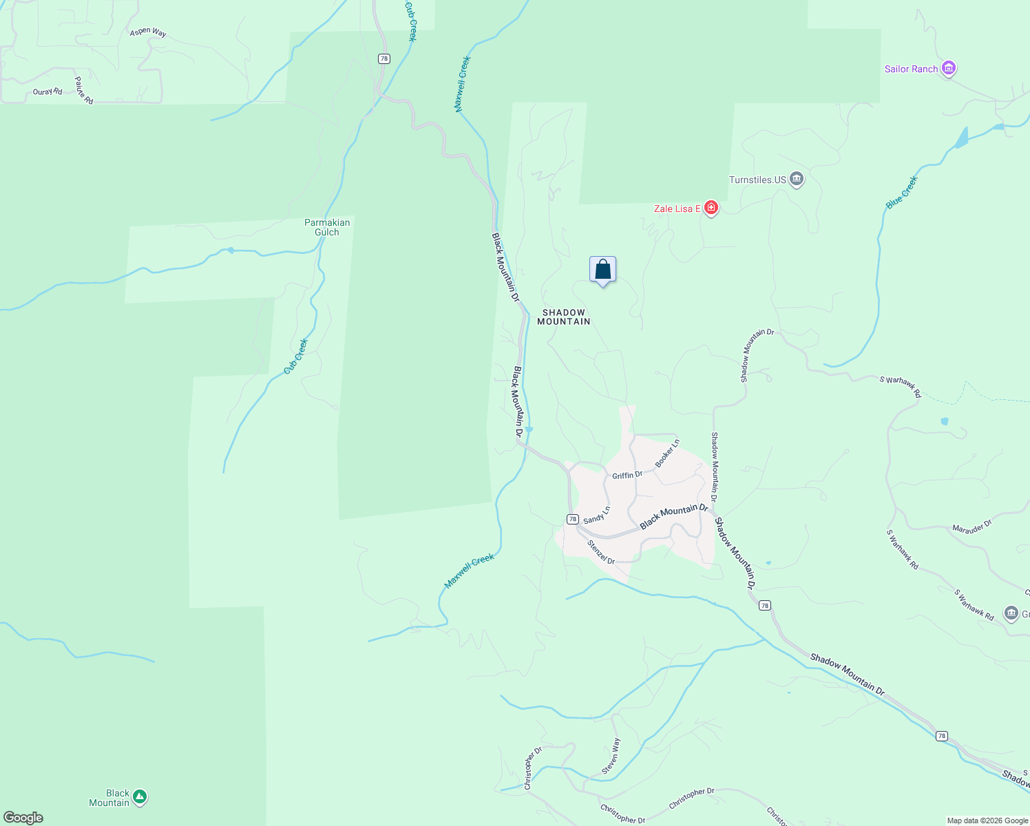 map of restaurants, bars, coffee shops, grocery stores, and more near 32638 Lila Drive in Conifer