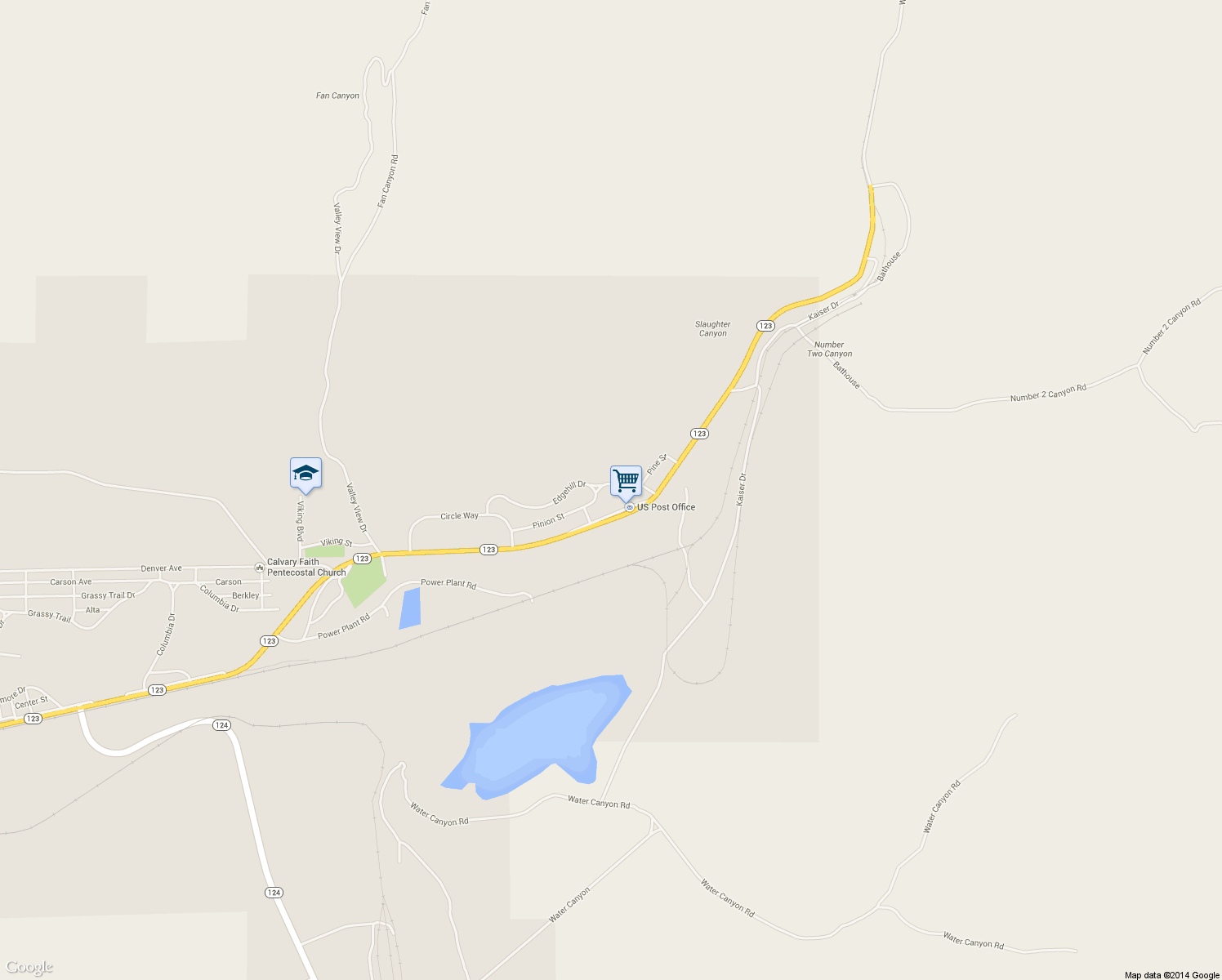 map of restaurants, bars, coffee shops, grocery stores, and more near 680 Edgehill Drive in Sunnyside