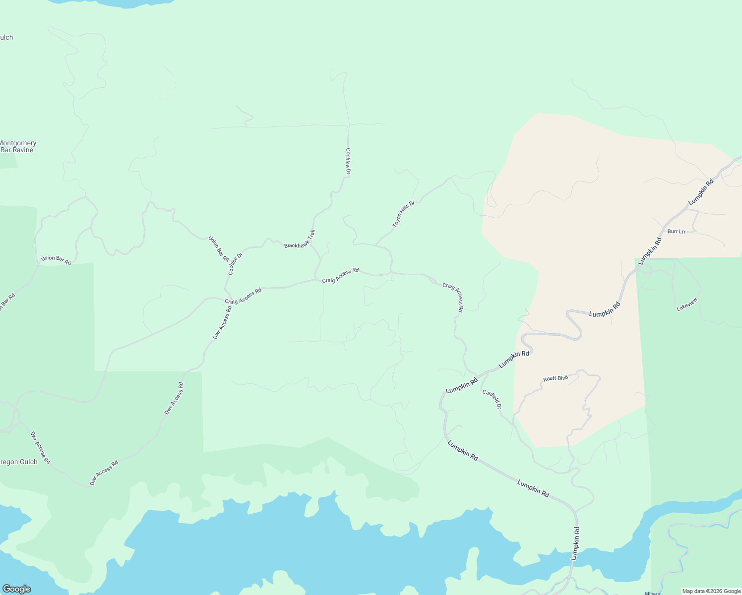 map of restaurants, bars, coffee shops, grocery stores, and more near 351 Craig Access Road in Oroville