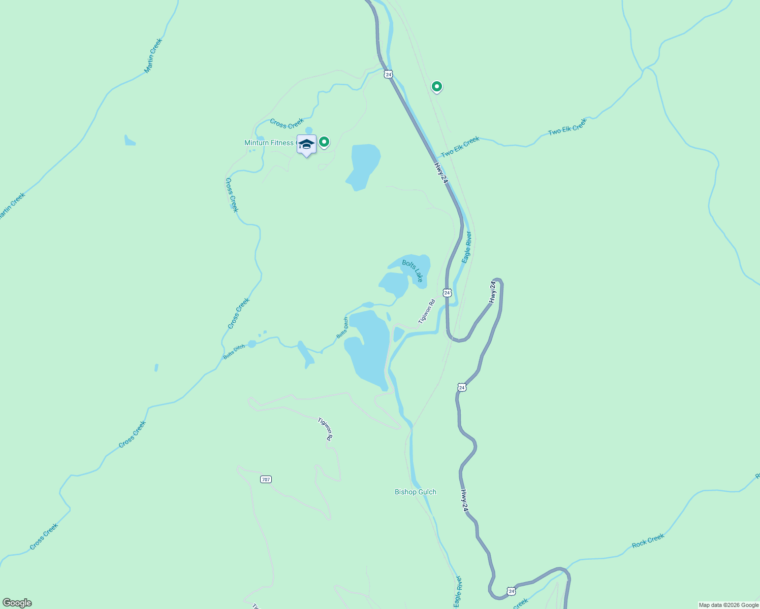 map of restaurants, bars, coffee shops, grocery stores, and more near in Minturn
