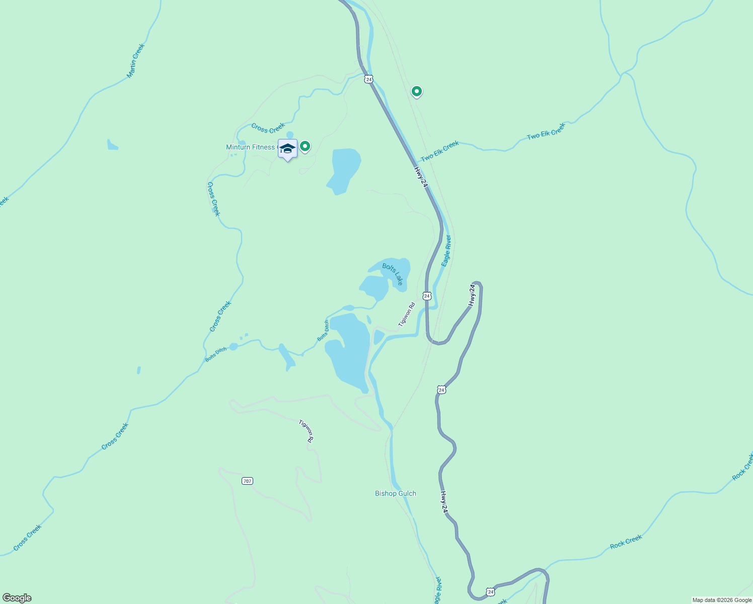 map of restaurants, bars, coffee shops, grocery stores, and more near in Minturn