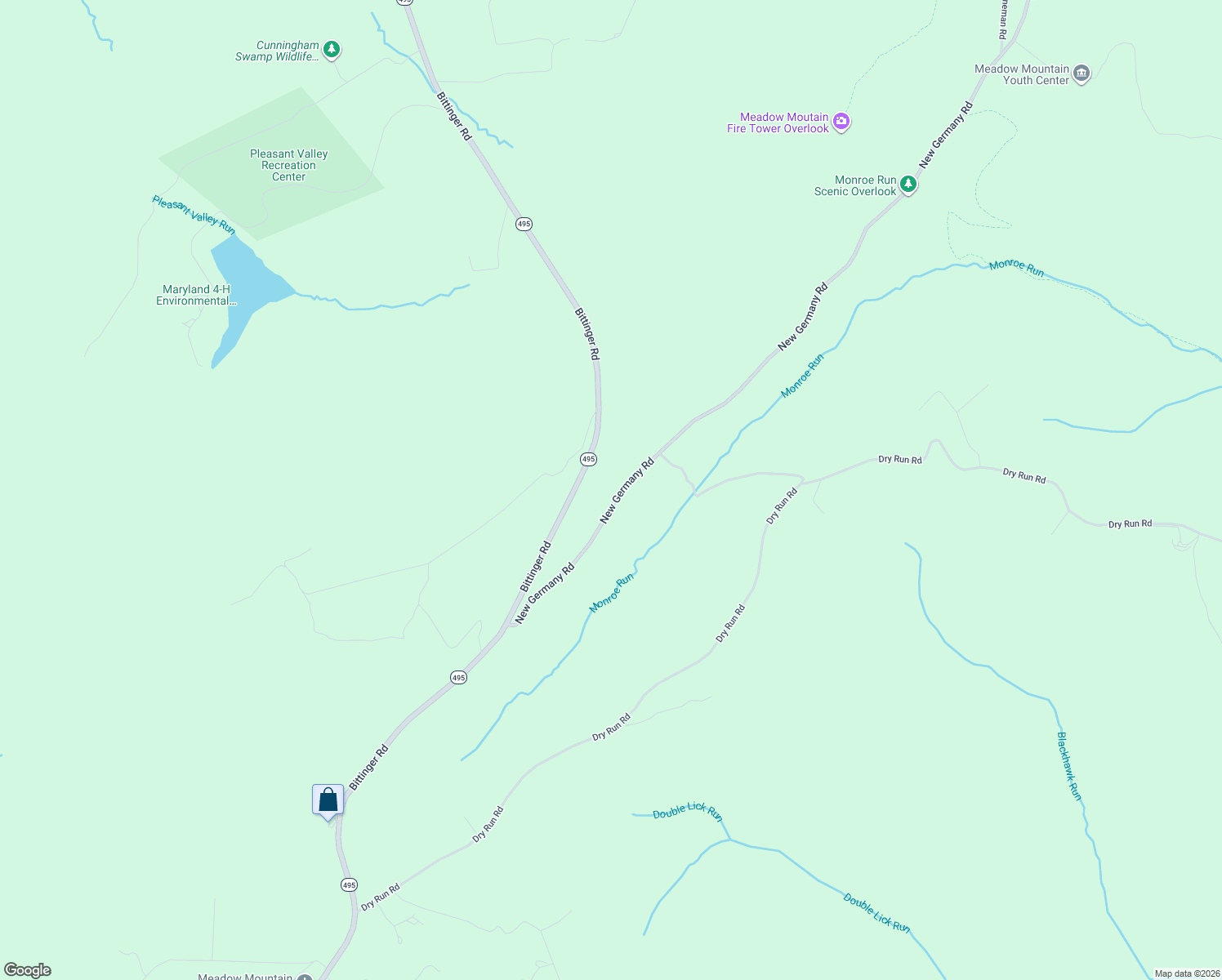 map of restaurants, bars, coffee shops, grocery stores, and more near 467 New Germany Road in Swanton