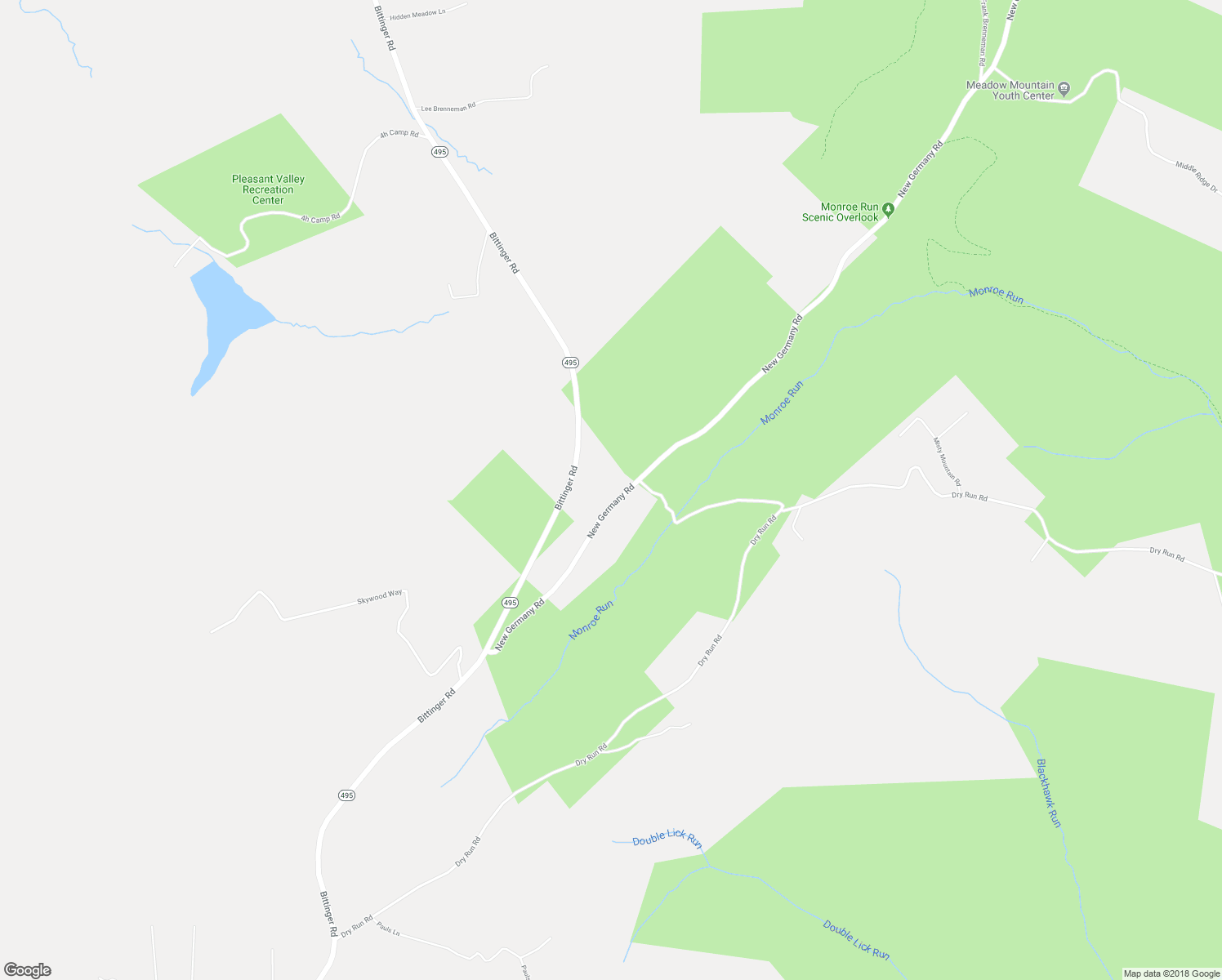 map of restaurants, bars, coffee shops, grocery stores, and more near 543 New Germany Road in Swanton