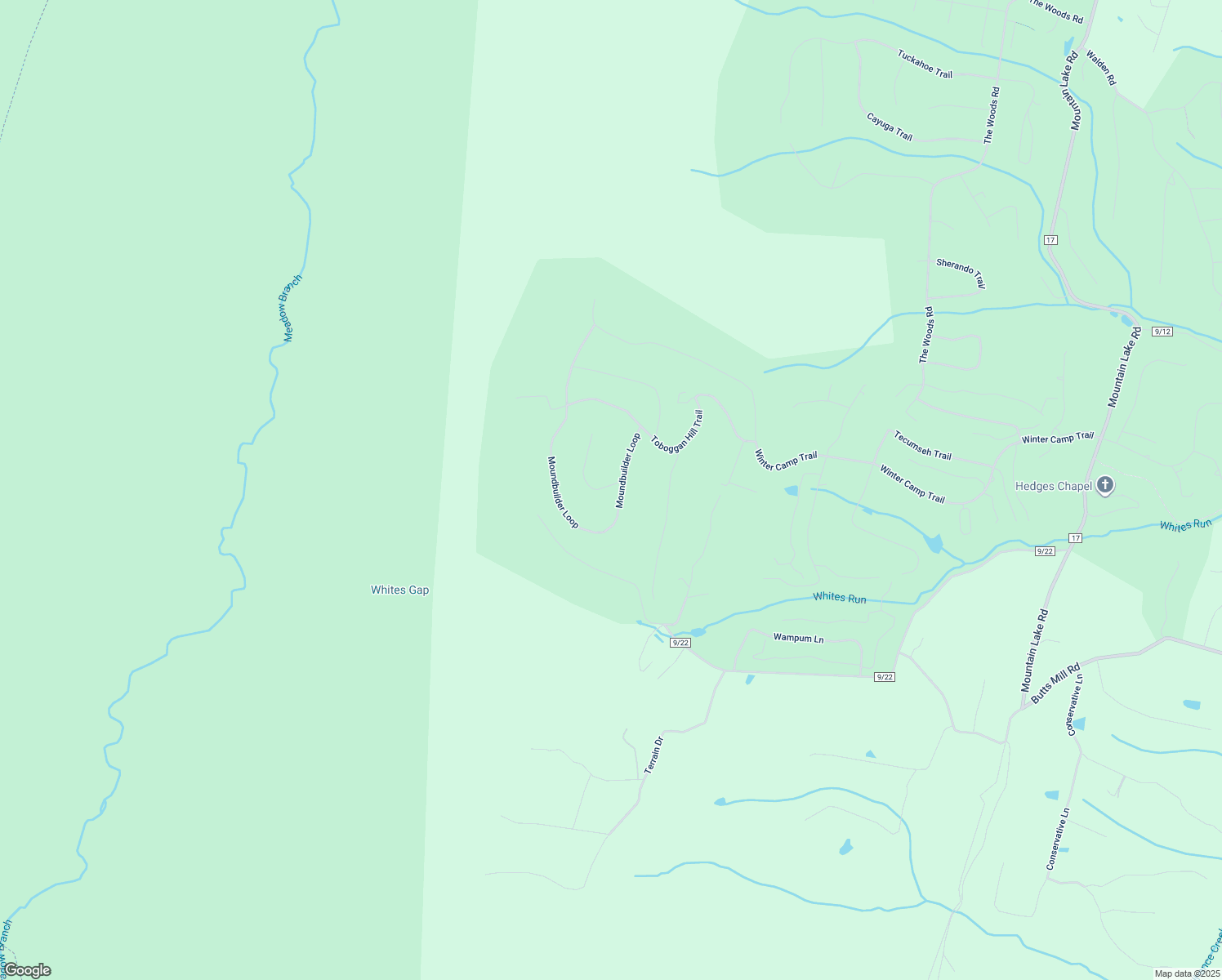 map of restaurants, bars, coffee shops, grocery stores, and more near 48 Sachem Hill in Hedgesville