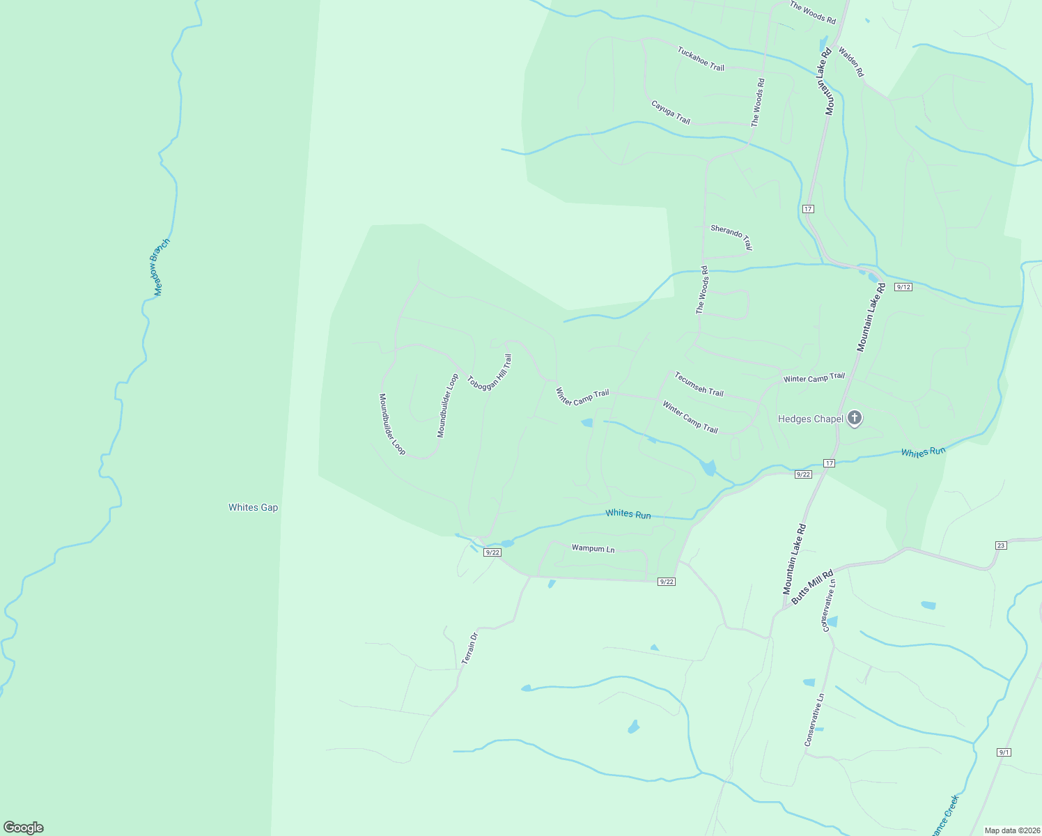 map of restaurants, bars, coffee shops, grocery stores, and more near 128 Spearpoint Lane in Hedgesville