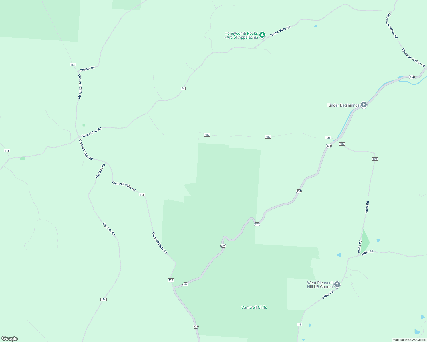map of restaurants, bars, coffee shops, grocery stores, and more near in Rockbridge