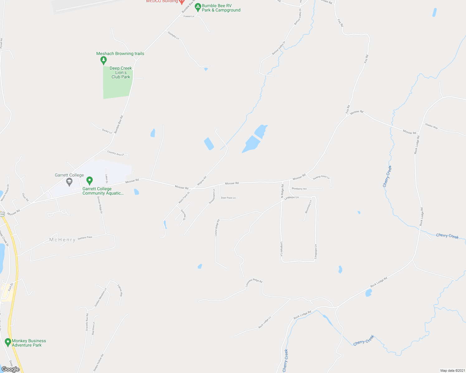 map of restaurants, bars, coffee shops, grocery stores, and more near 1906 Mosser Road in McHenry