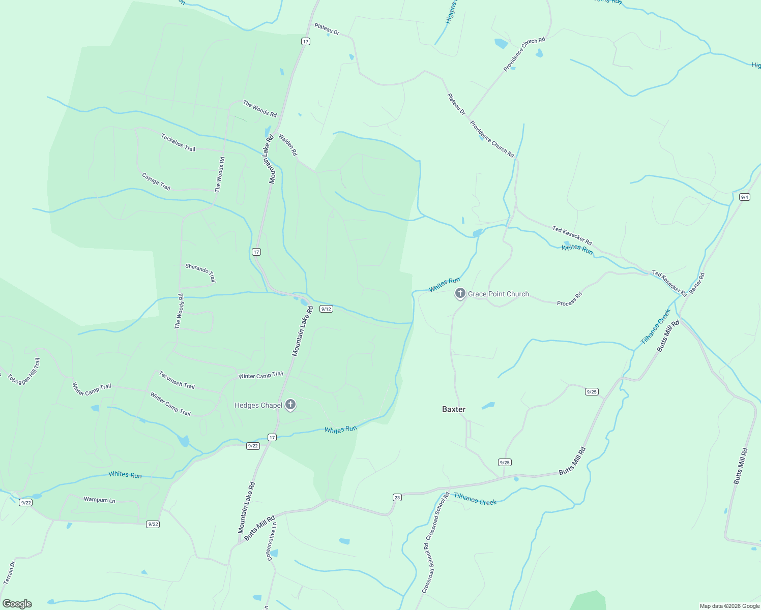 map of restaurants, bars, coffee shops, grocery stores, and more near 986 Walden Road in Hedgesville
