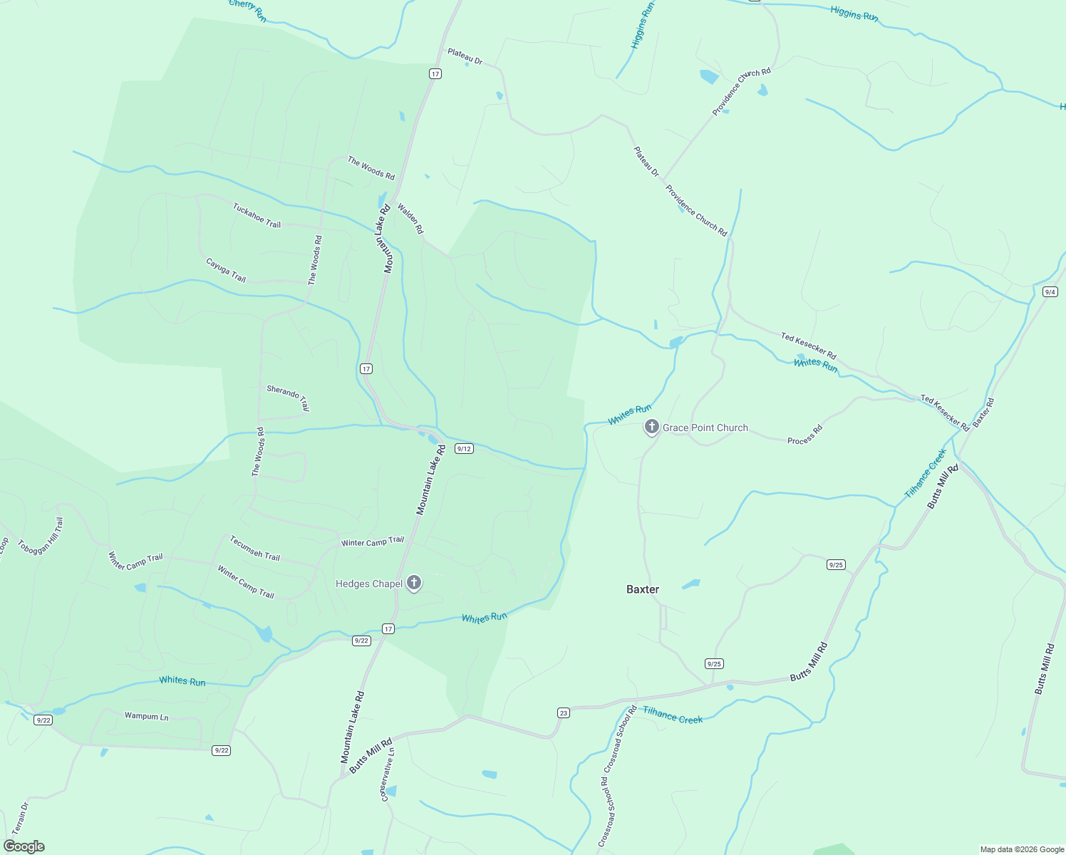 map of restaurants, bars, coffee shops, grocery stores, and more near 889 Walden Road in Hedgesville