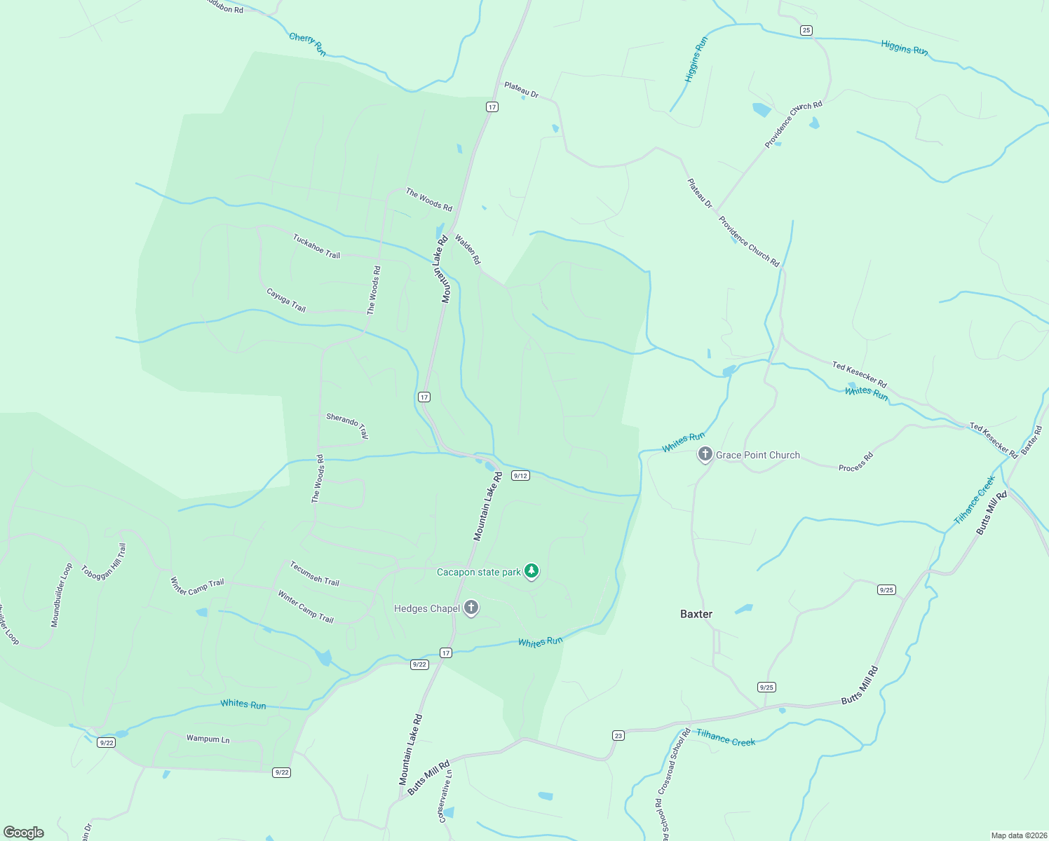 map of restaurants, bars, coffee shops, grocery stores, and more near 241 Endless Summer Road in Hedgesville