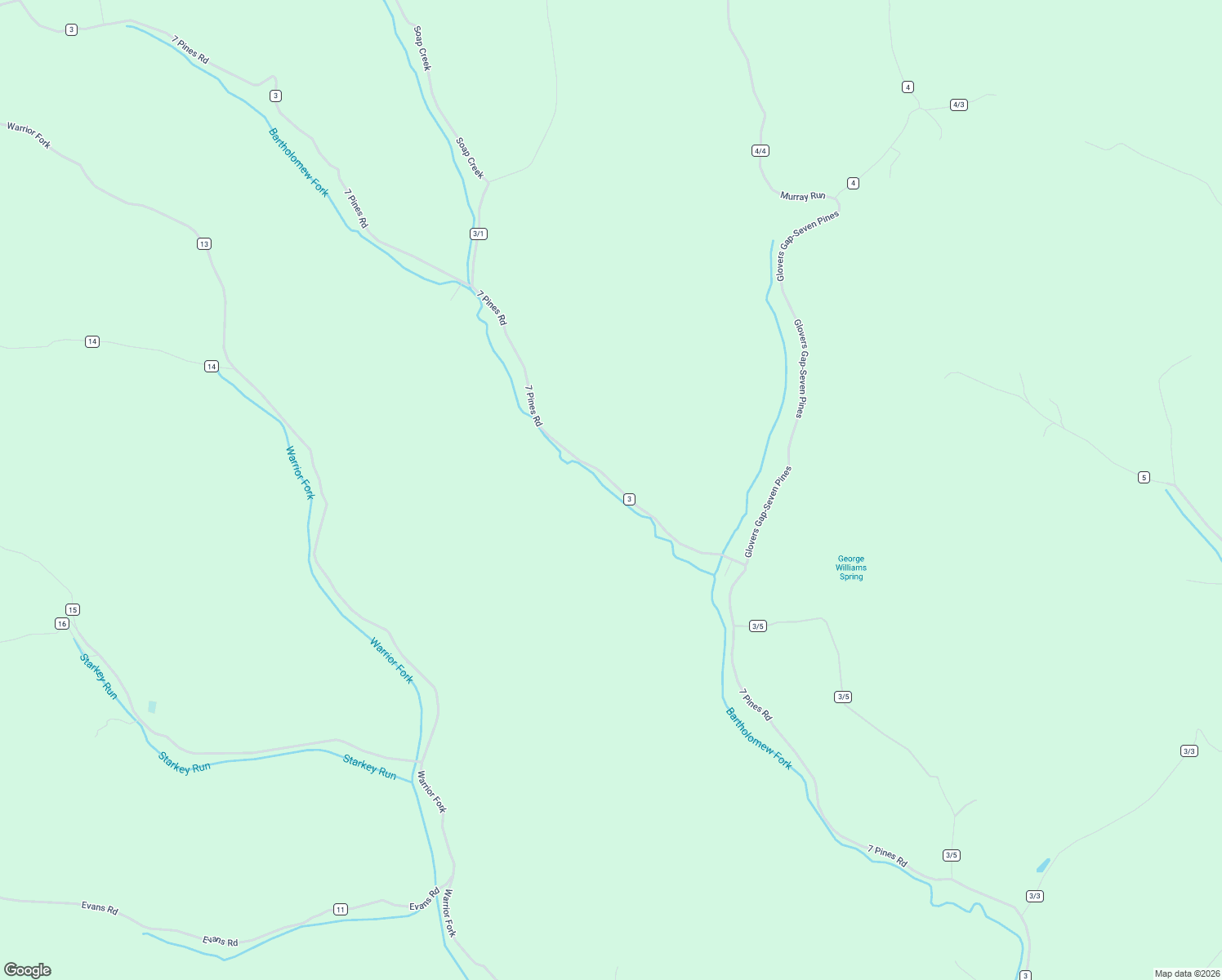 map of restaurants, bars, coffee shops, grocery stores, and more near 1521 7 Pines Road in Mannington