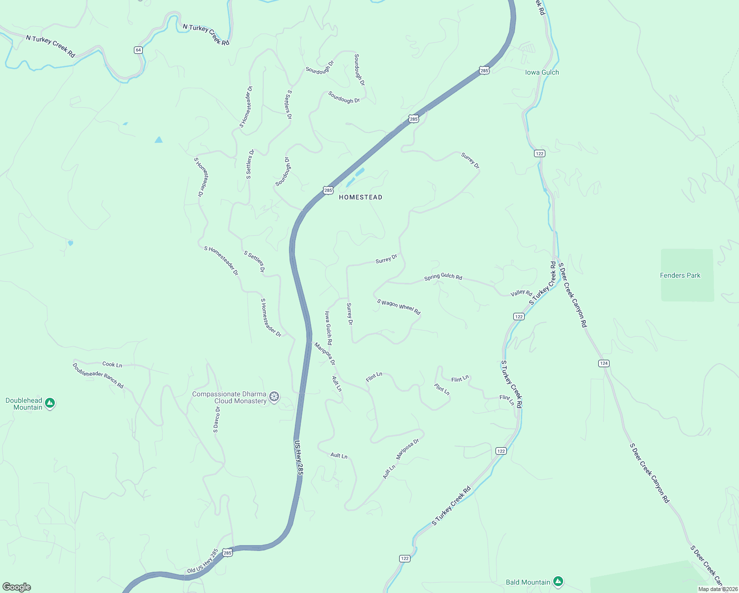 map of restaurants, bars, coffee shops, grocery stores, and more near 8072 Surrey Drive in Morrison