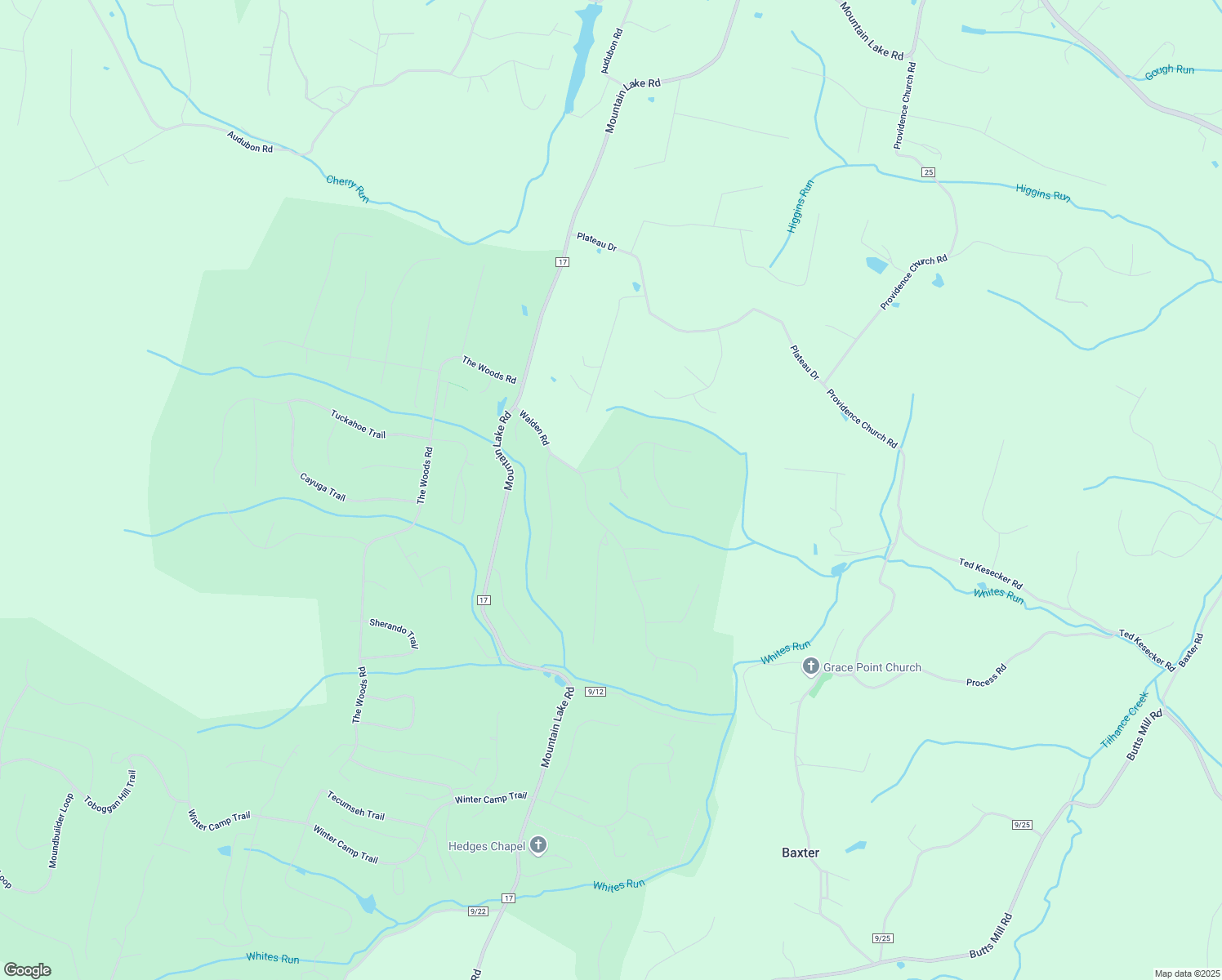 map of restaurants, bars, coffee shops, grocery stores, and more near 84 Snowflake Lane in Hedgesville