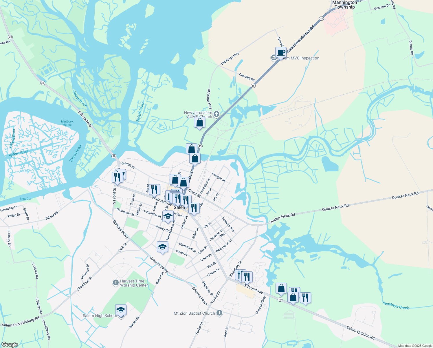 45 7th Avenue, Carneys Point Township NJ Walk Score