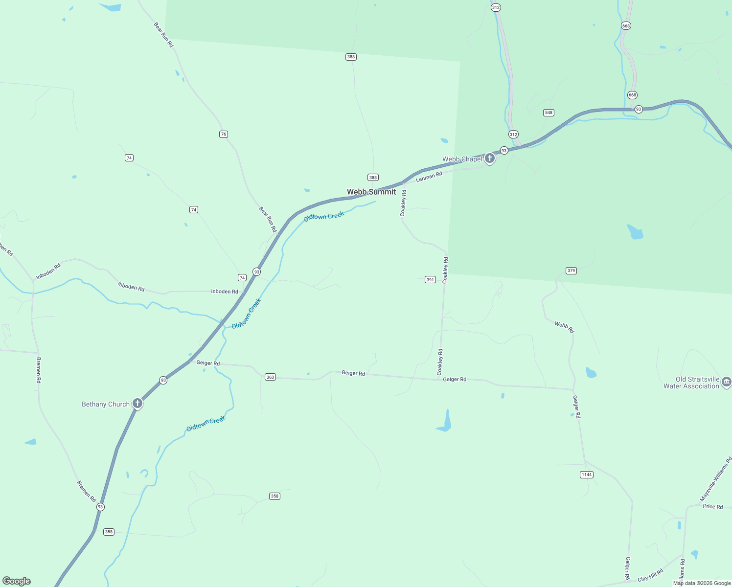 map of restaurants, bars, coffee shops, grocery stores, and more near in Webb Summit