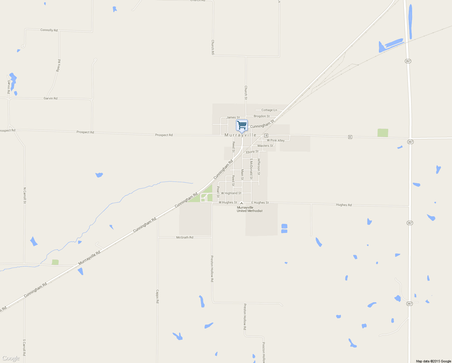 map of restaurants, bars, coffee shops, grocery stores, and more near 298 W Superior St in Murrayville