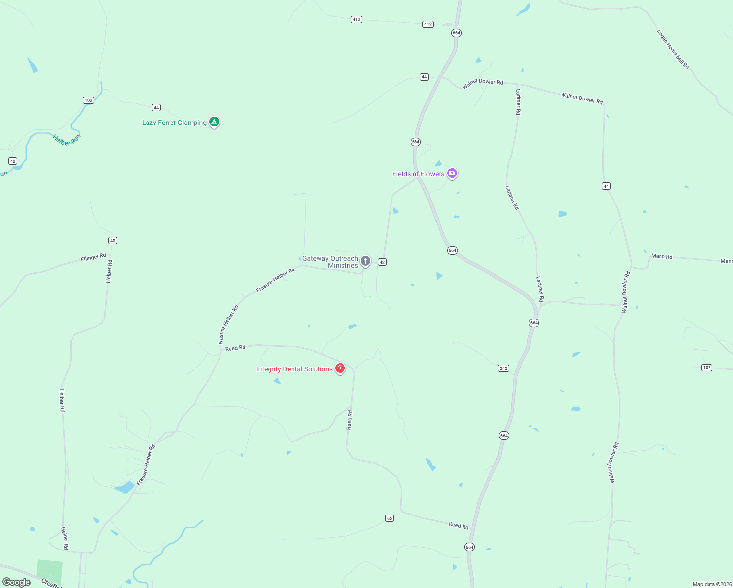 map of restaurants, bars, coffee shops, grocery stores, and more near 10196 Frasure-Helber Road in Logan