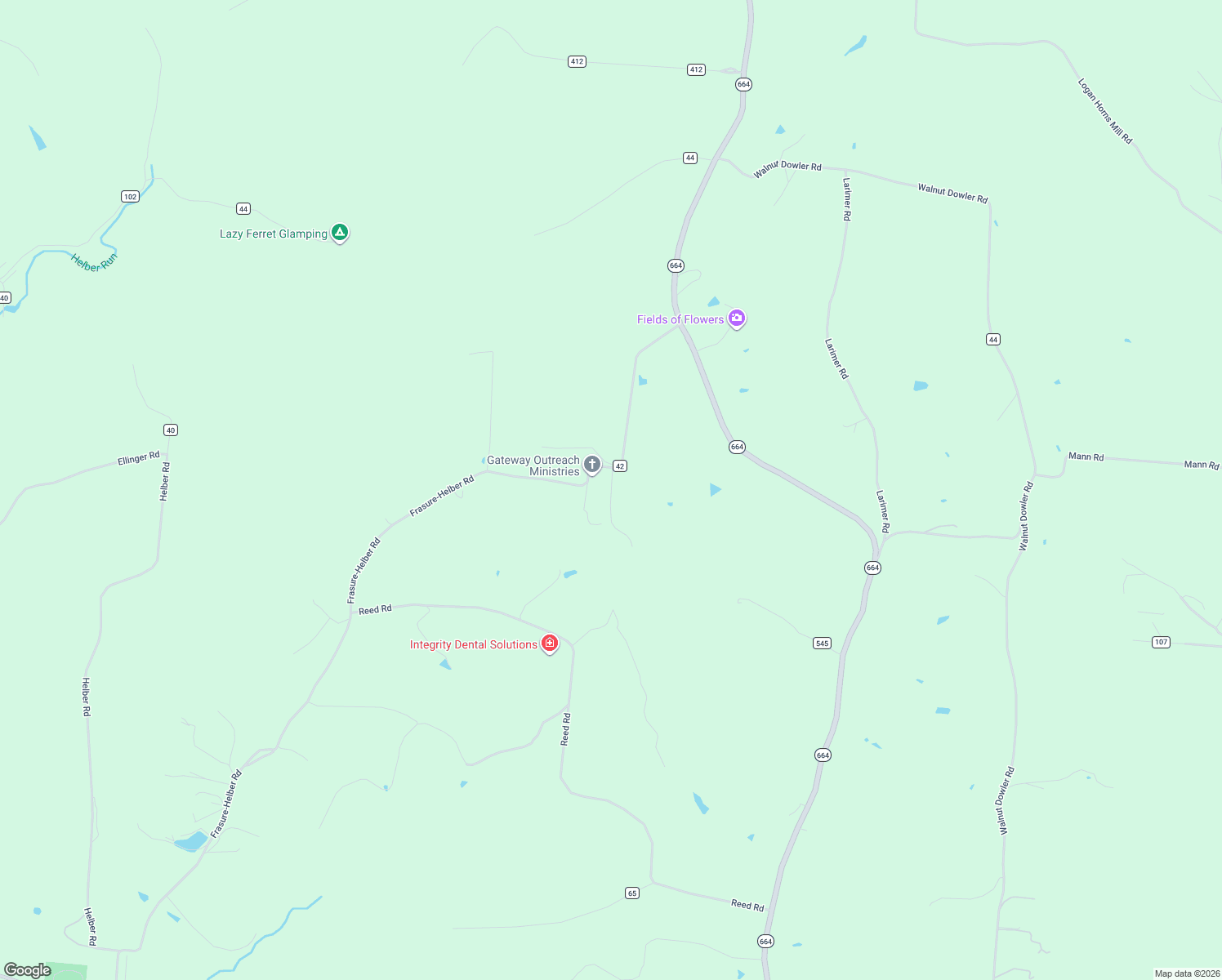 map of restaurants, bars, coffee shops, grocery stores, and more near 10196 Frasure-Helber Road in Logan