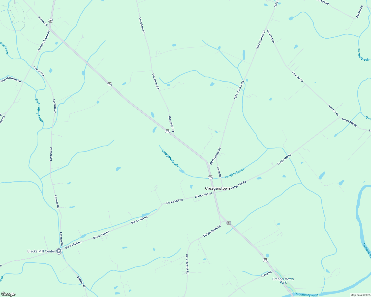 map of restaurants, bars, coffee shops, grocery stores, and more near 12710 Creagerstown Road in Thurmont