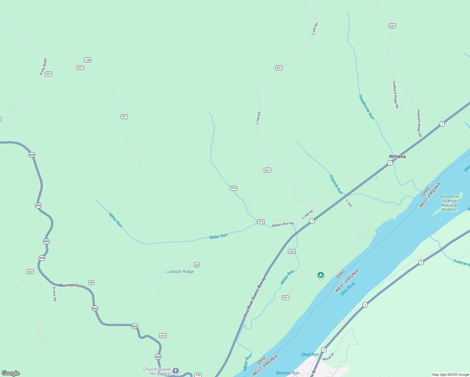 map of restaurants, bars, coffee shops, grocery stores, and more near 34421 Millers Run Road in Sardis