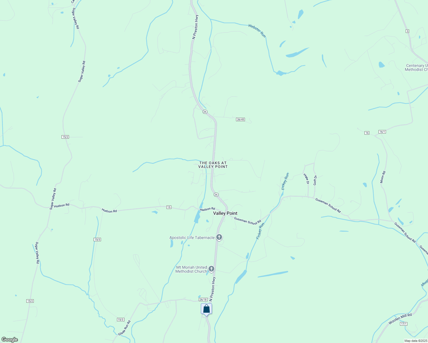 map of restaurants, bars, coffee shops, grocery stores, and more near 9770 North Preston Highway in Albright