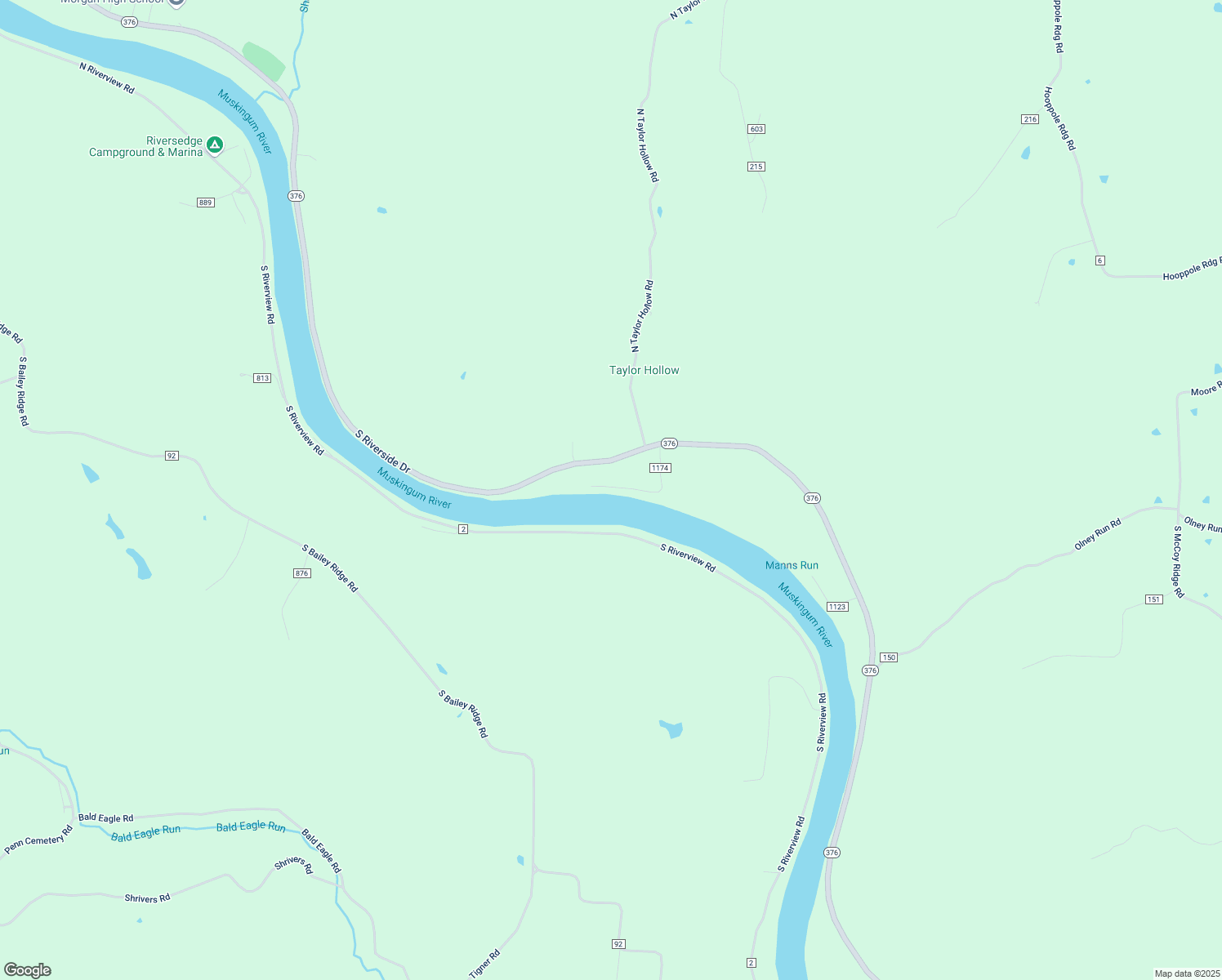 map of restaurants, bars, coffee shops, grocery stores, and more near 1516 Hanwood Drive in McConnelsville