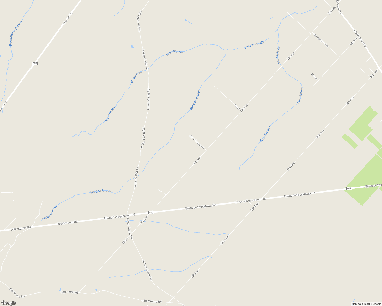 map of restaurants, bars, coffee shops, grocery stores, and more near 2136 7th Avenue in Hammonton