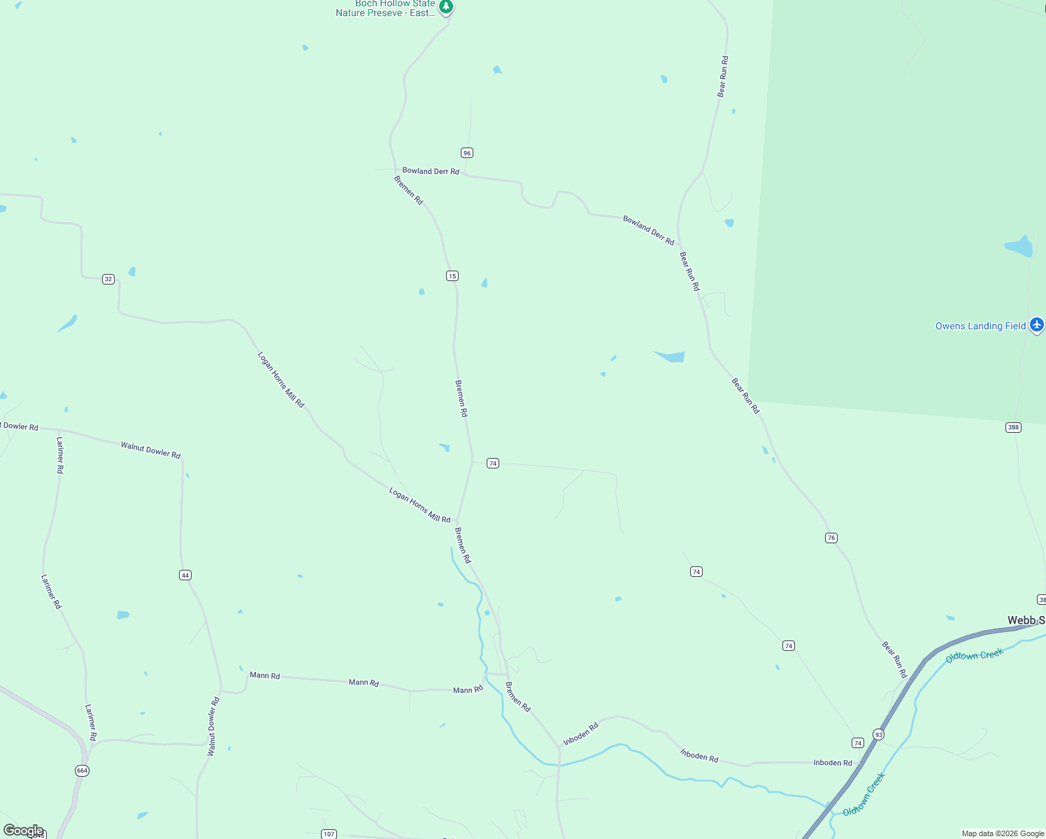 map of restaurants, bars, coffee shops, grocery stores, and more near 9168 Bremen Road in Logan