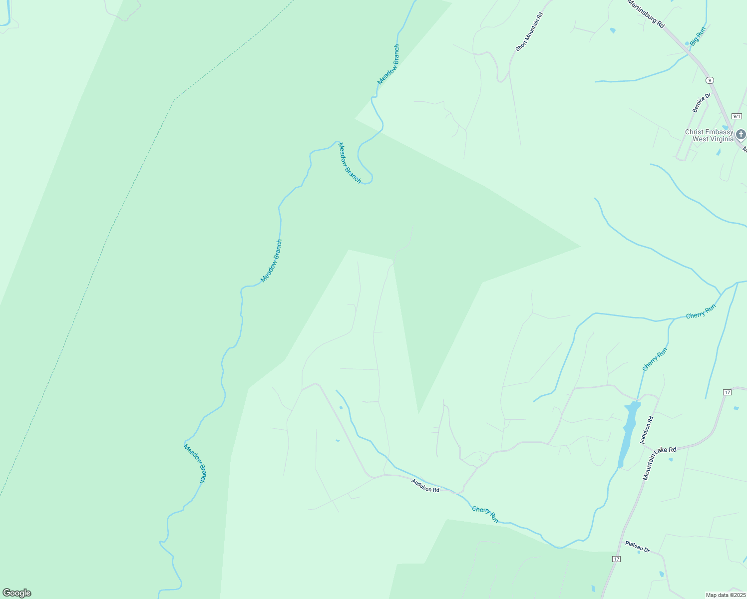 map of restaurants, bars, coffee shops, grocery stores, and more near 809 Maverick Trail in Hedgesville
