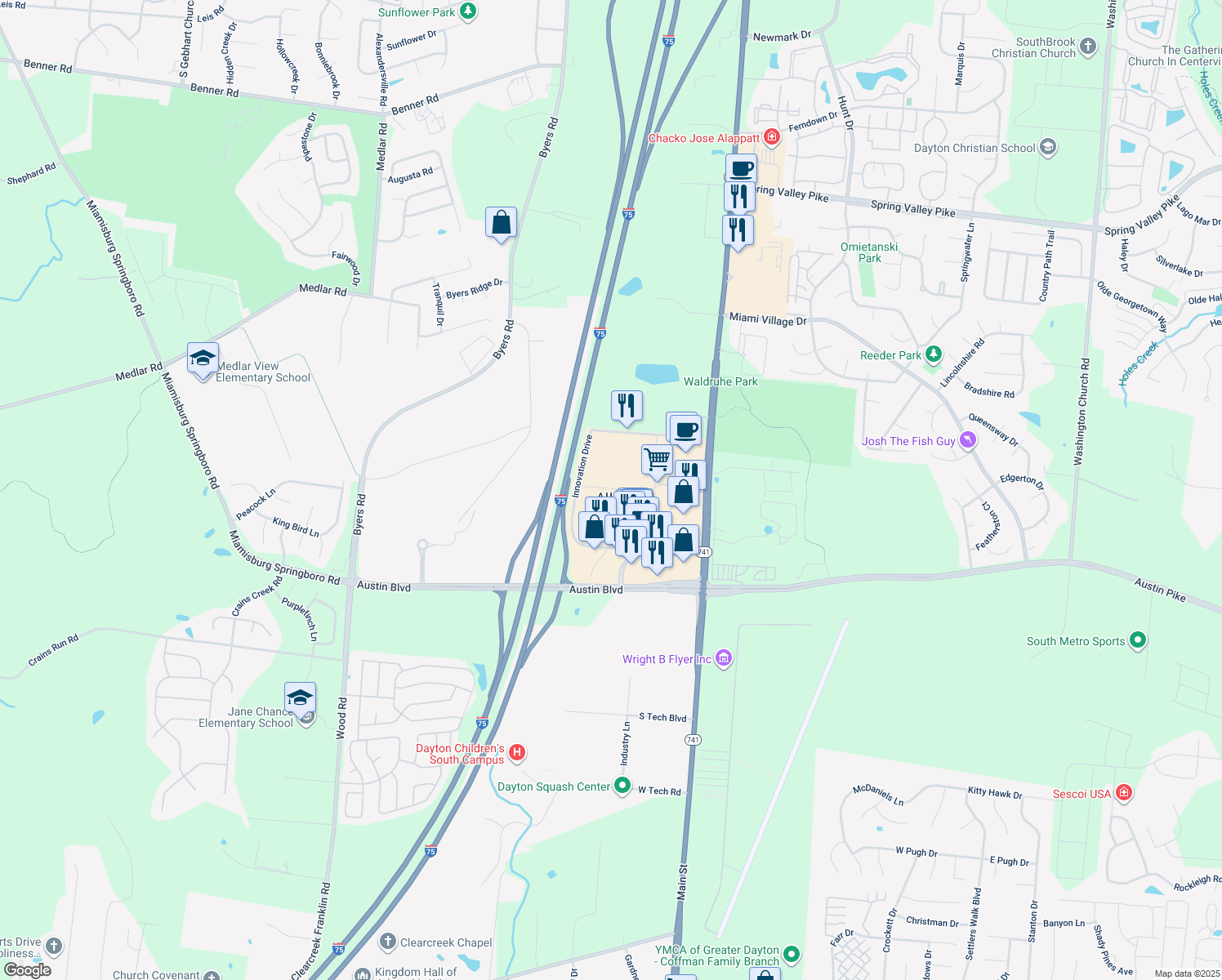 The Flats at Austin Landing Apartments, Miamisburg OH Walk Score